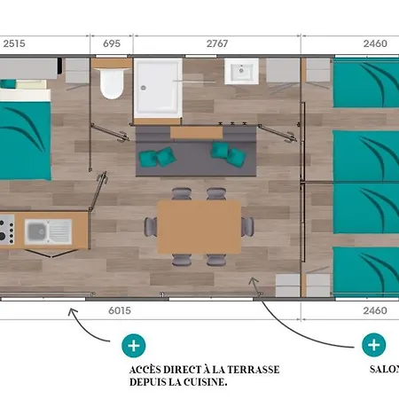 Paradis Les Pins Camping Saint-Palais-sur-Mer