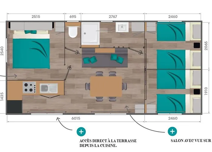 Paradis Les Pins אתר קמפינג סן-פאלה-סור-מר